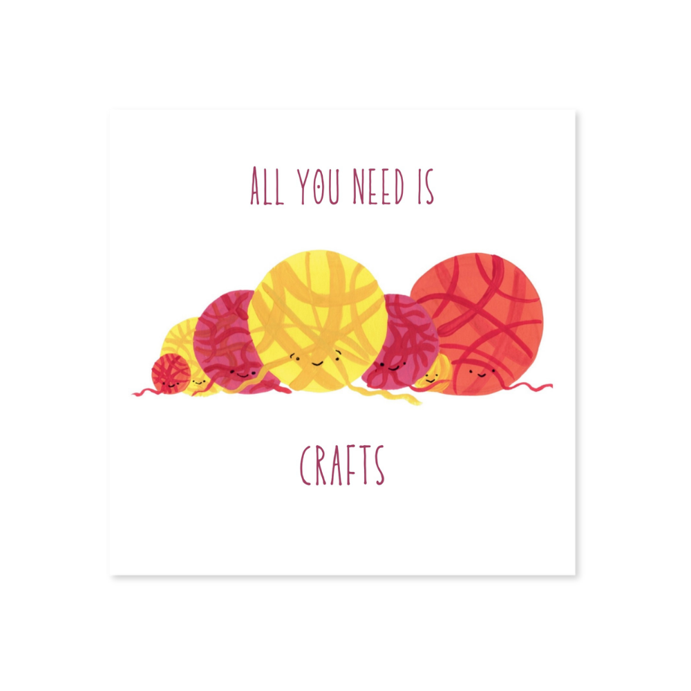 All You Need Is Crafts Sticker