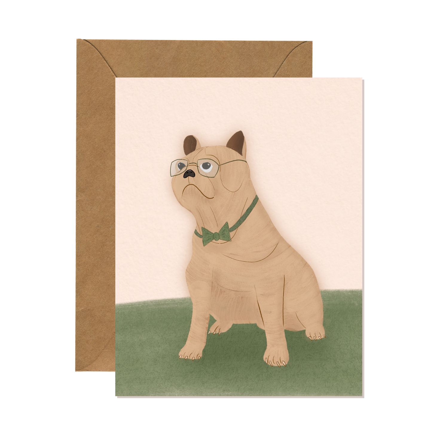 Earnest Academic Pug Card