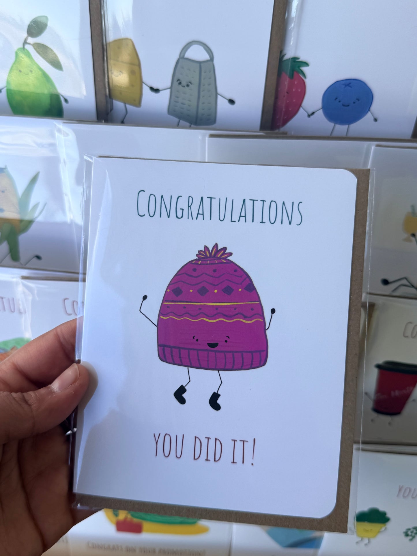 Cozy Toque Congratulations Card