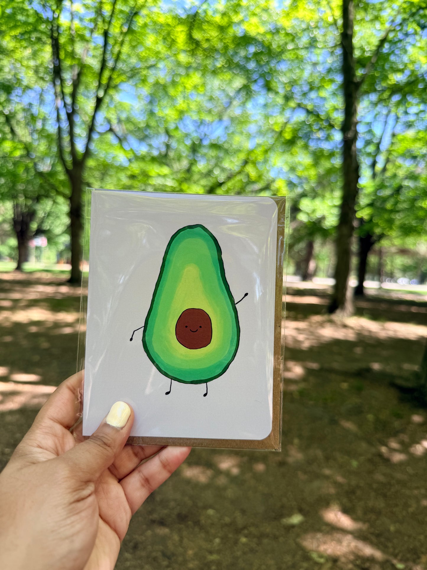 Avocado Just Because Card