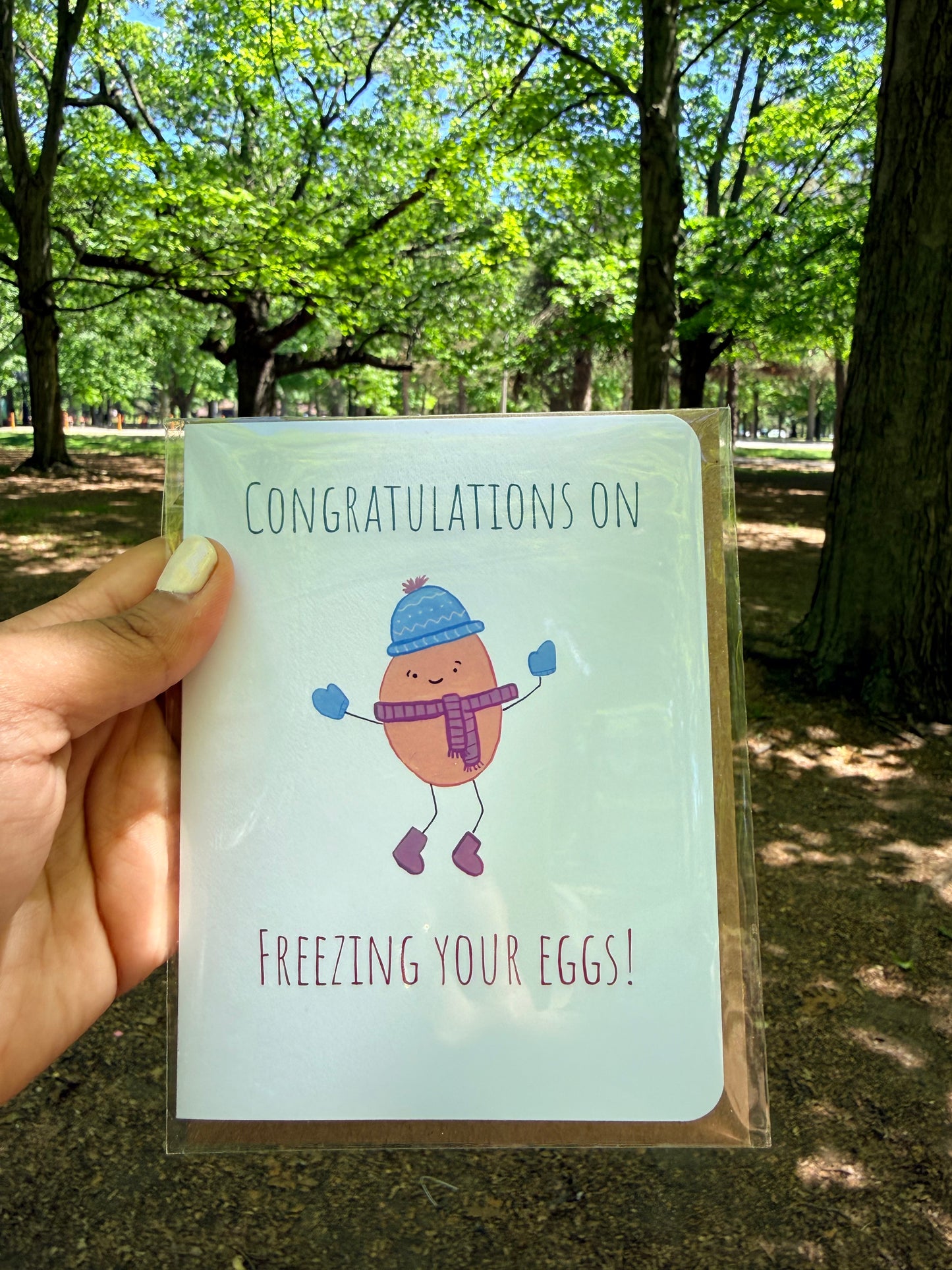 Congratulations on Freezing Your Eggs Card
