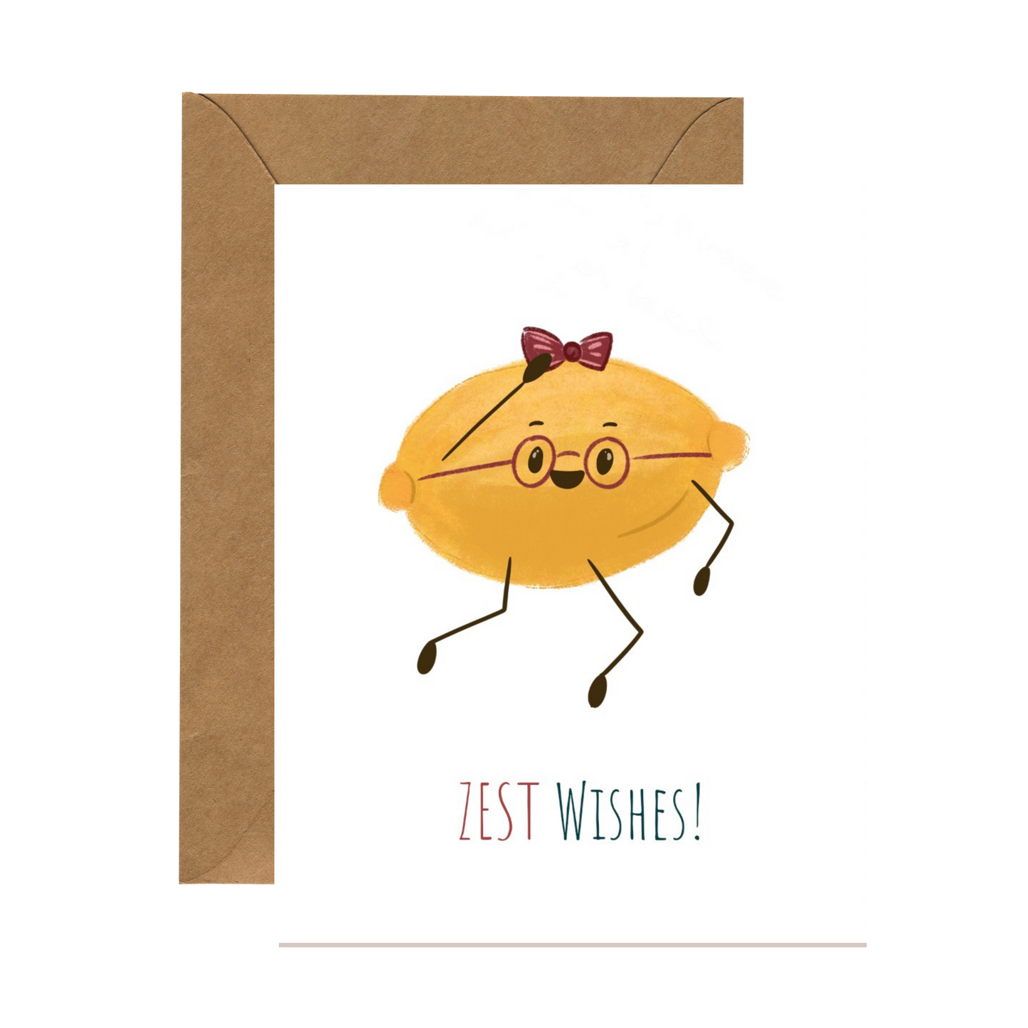 Punny Lemon Card | Zest Wishes