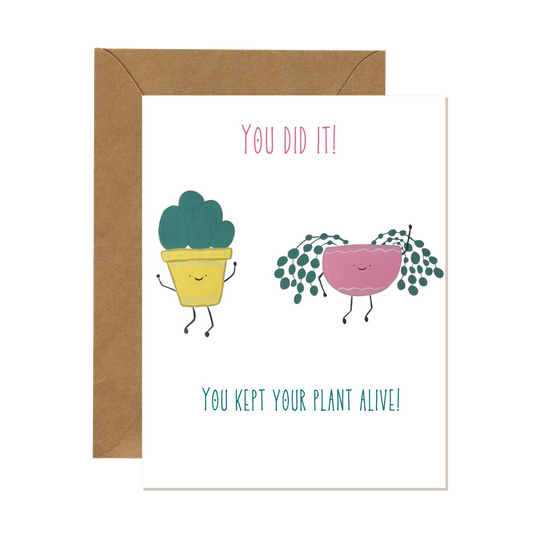 Congratulations Plant Parent Card