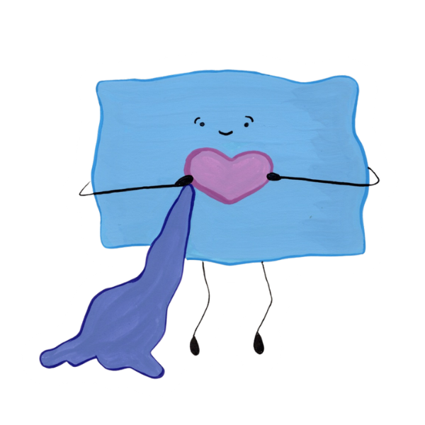 Cozy Pillow and Blanket Vinyl Sticker