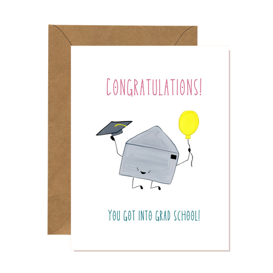 Happy Grad School Acceptance Congratulations Card
