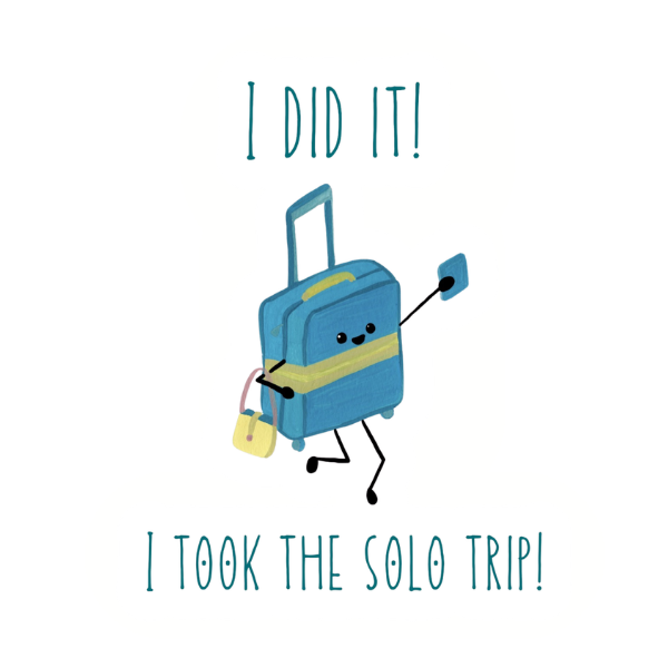 Solo Trip Vinyl Sticker