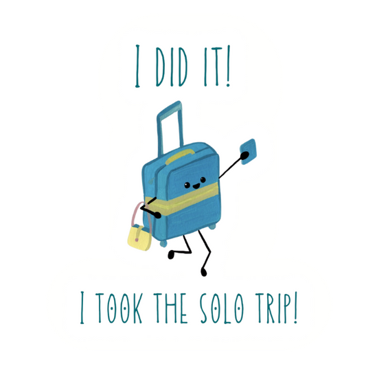 Solo Trip Vinyl Sticker