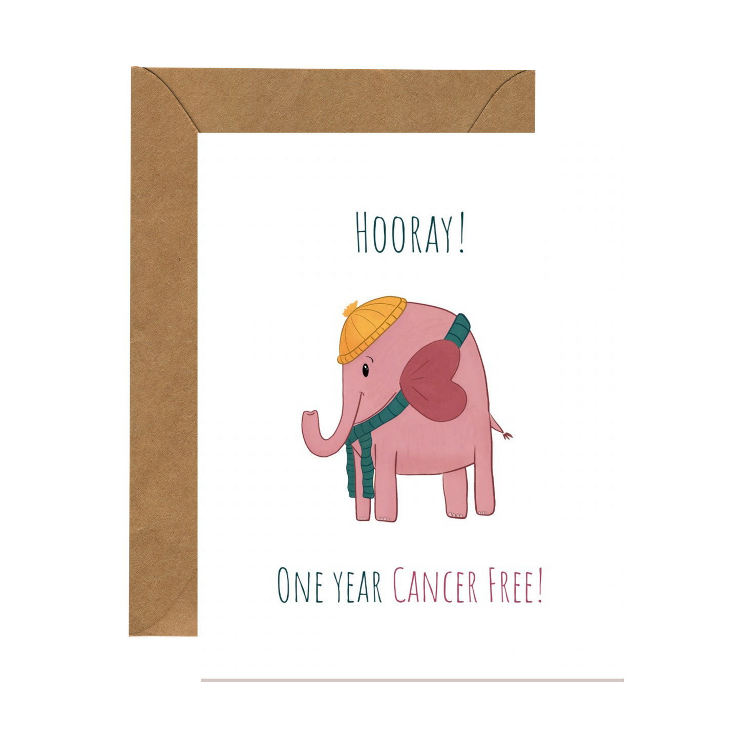 One Year Cancer Free Celebration Card