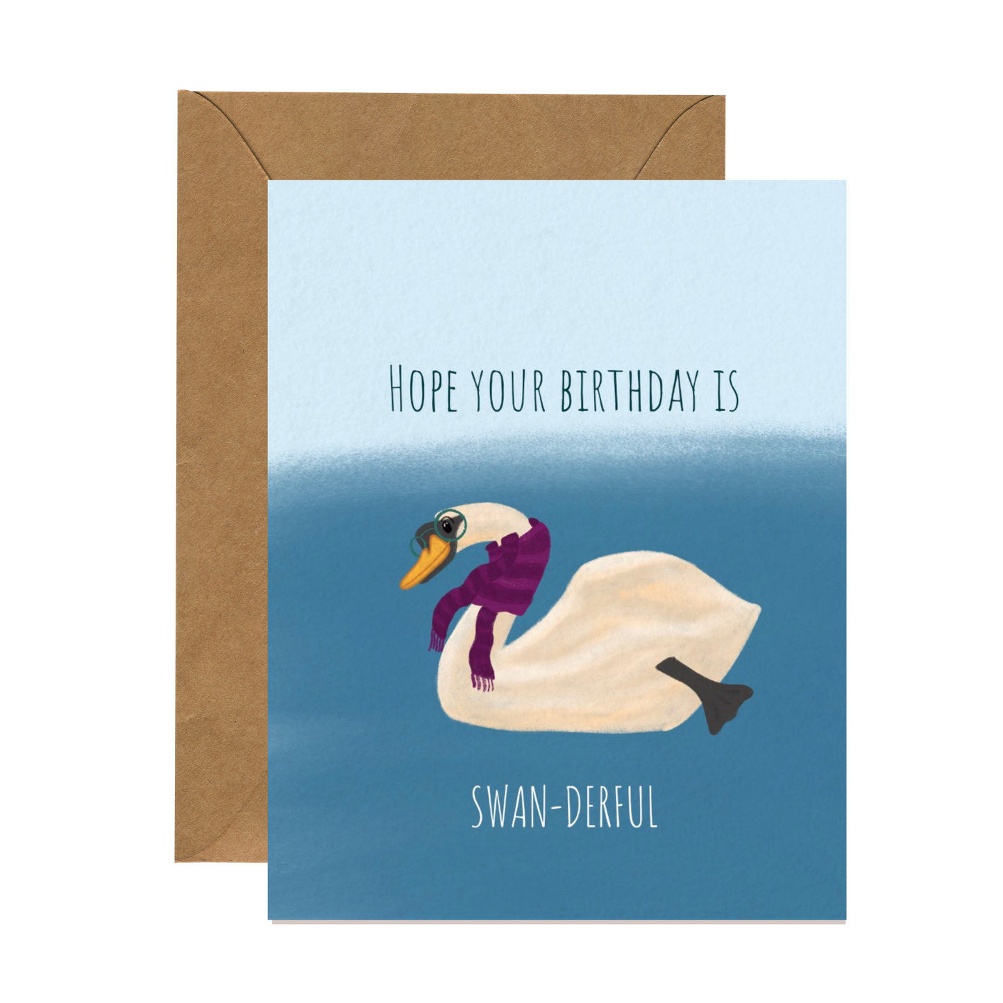 Swan-derful Birthday Card