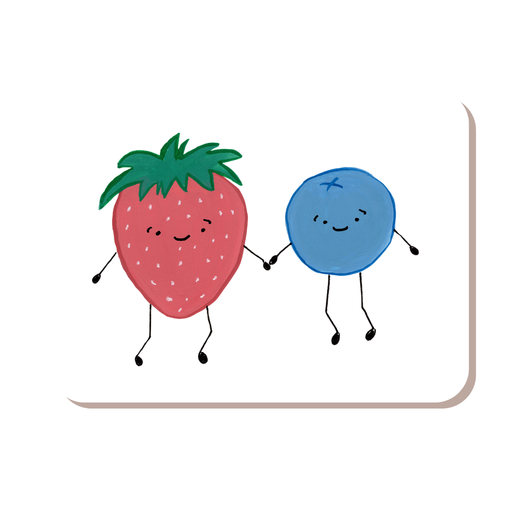Berry Besties Friendship Sticker