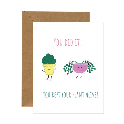 Plant Parent Congratulations Card