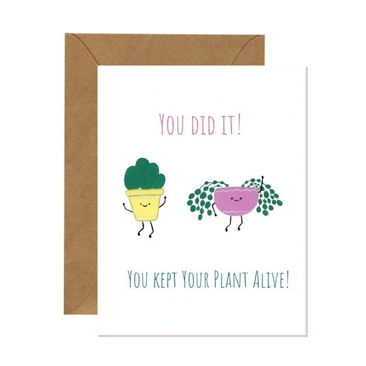 Plant Parent Congratulations Card