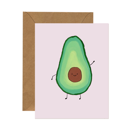 Avocado Just Because Card