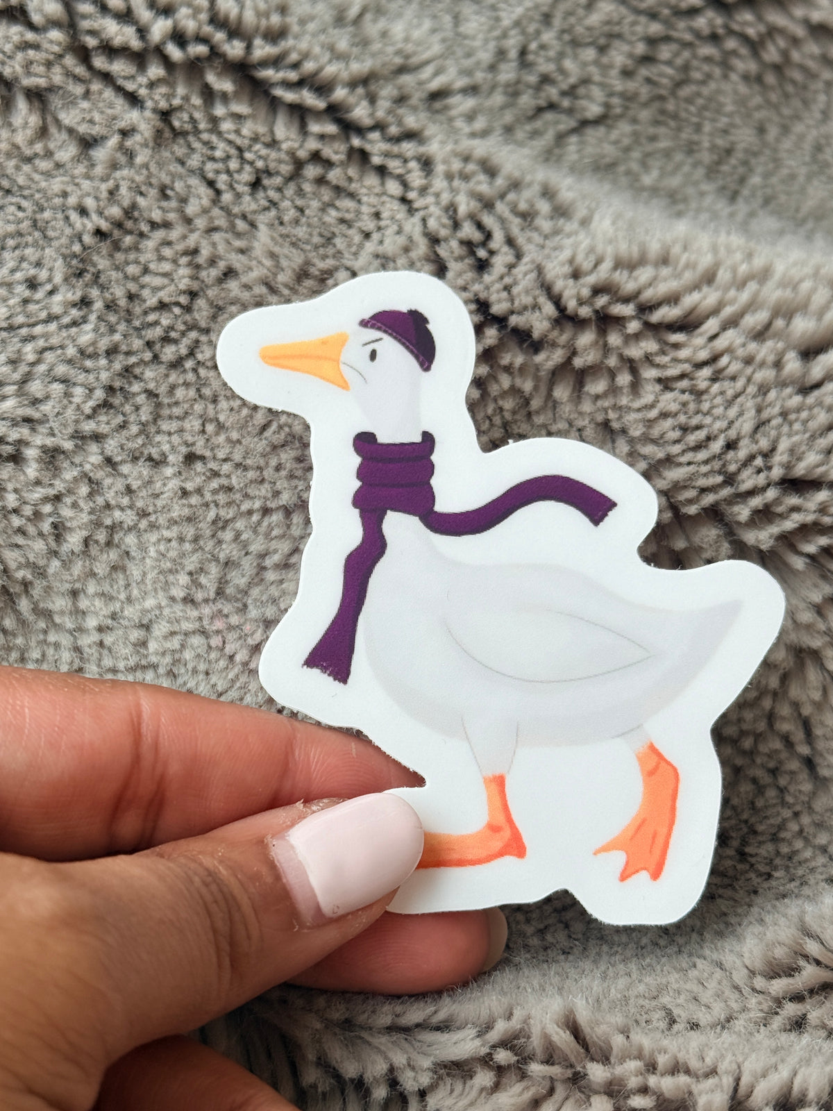 Grumpy Goose Vinyl Sticker