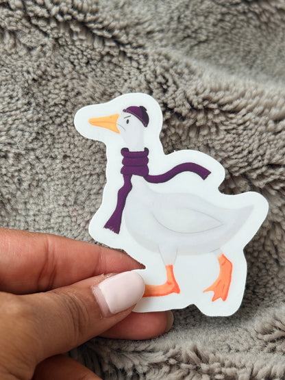 Grumpy Goose Vinyl Sticker