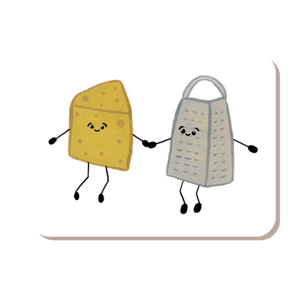 Pretty Grate Cheese Pun Vinyl Sticker