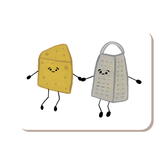 Pretty Grate Cheese Duo Sticker