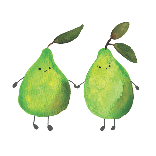 Pair of Pears Sticker