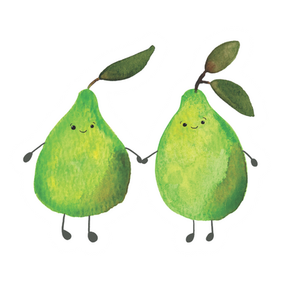 Pair of Pears Sticker