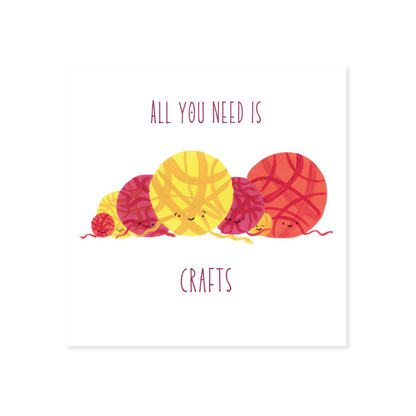 All You Need Is Crafts Sticker