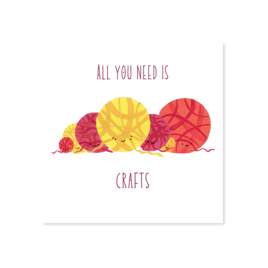 All You Need Is Crafts Sticker