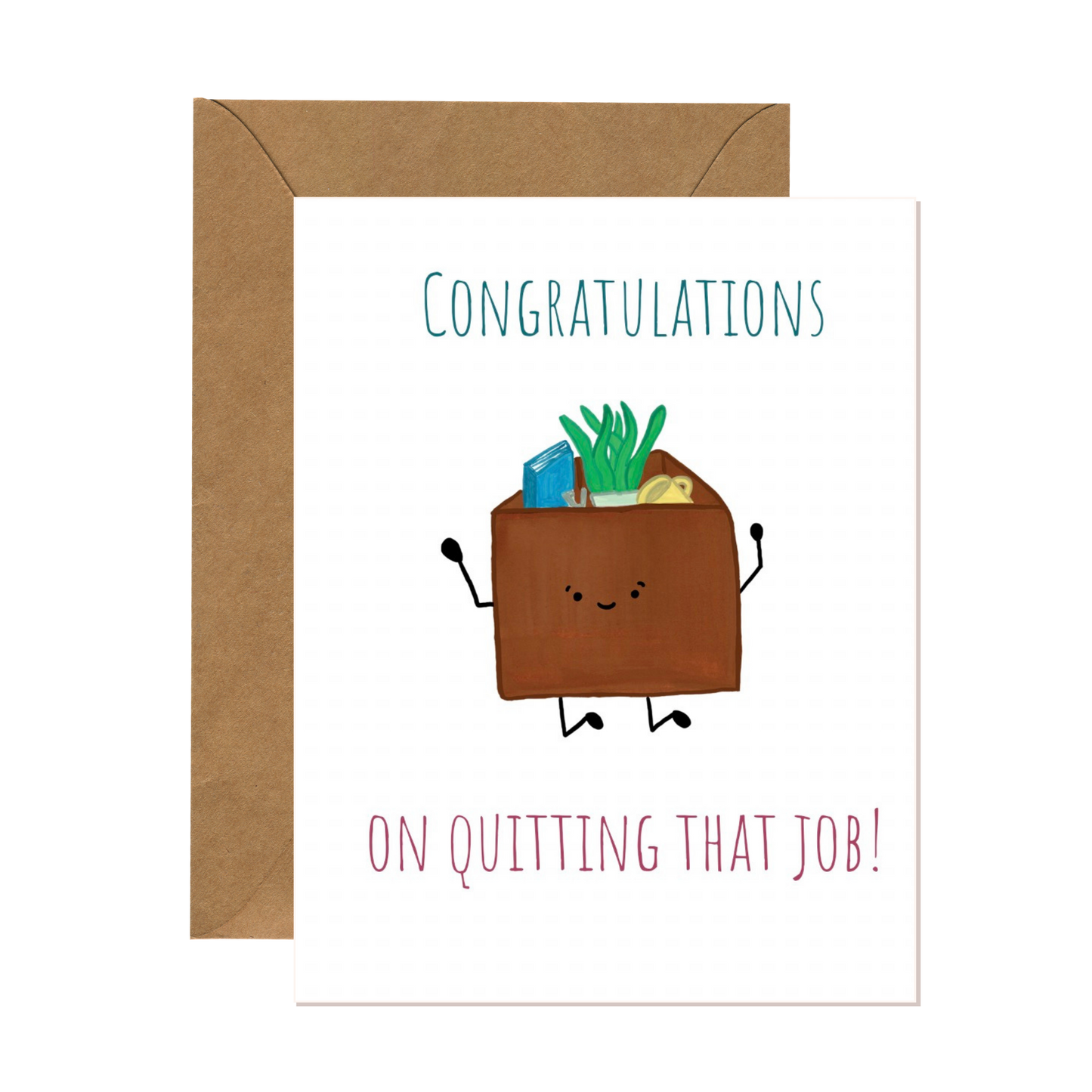 Congratulations You Quit Your Job Card