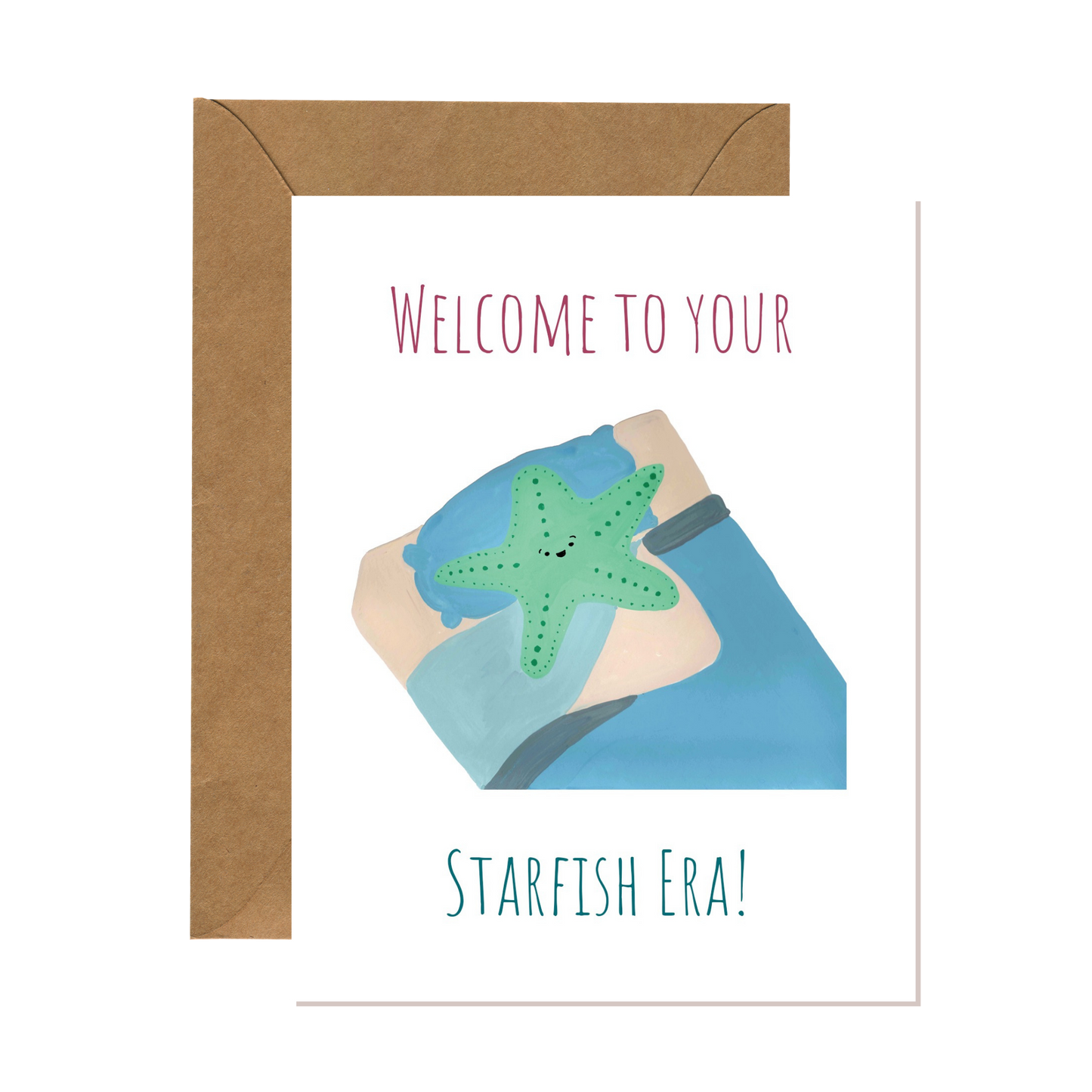 Starfish Era Divorce Celebration Card
