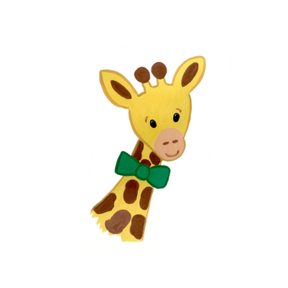 Dapper Giraffe Vinyl Sticker