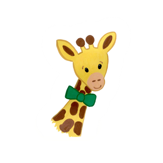 Dapper Giraffe Vinyl Sticker