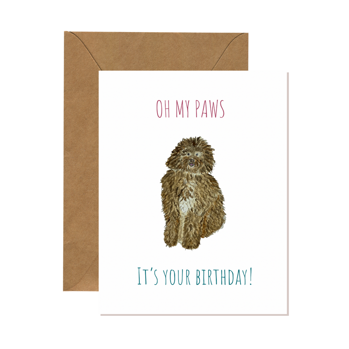 Oh My Paws Birthday Card
