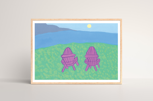 Rocky Harbour Chairs 5x7” Art Print