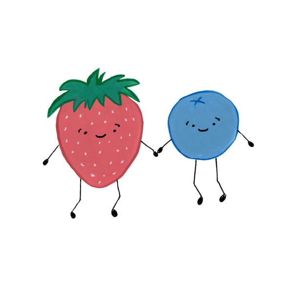 Berry Besties Friendship Sticker