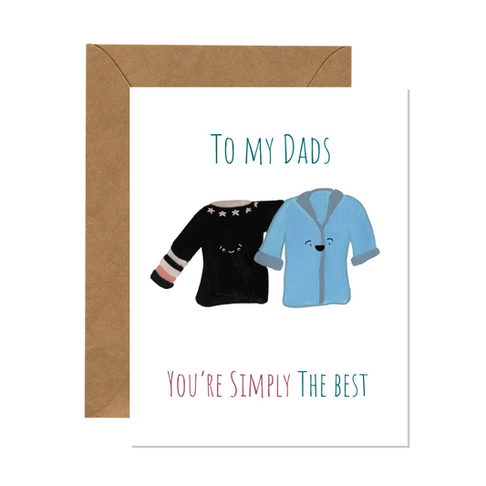 Simply the Best Queer Father's Day Card