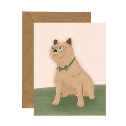 Earnest Pug Encouragement Card