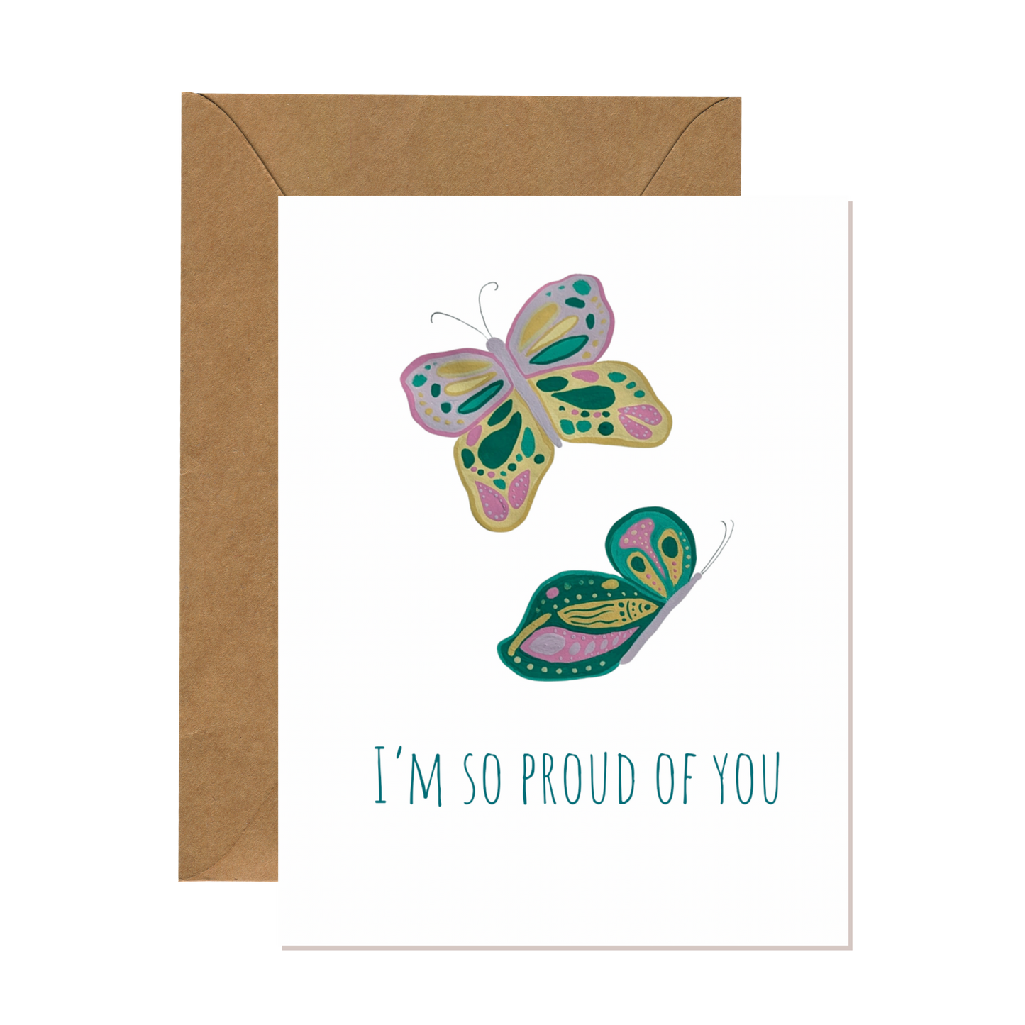 So Proud of You Butterfly Card