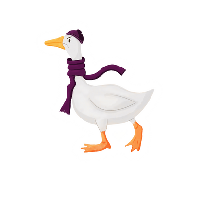 Grumpy Goose Vinyl Sticker