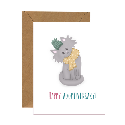 Cat Adoptiversary Card