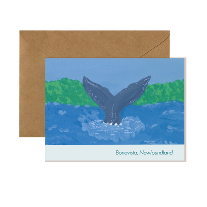 Bonavista Whale Card