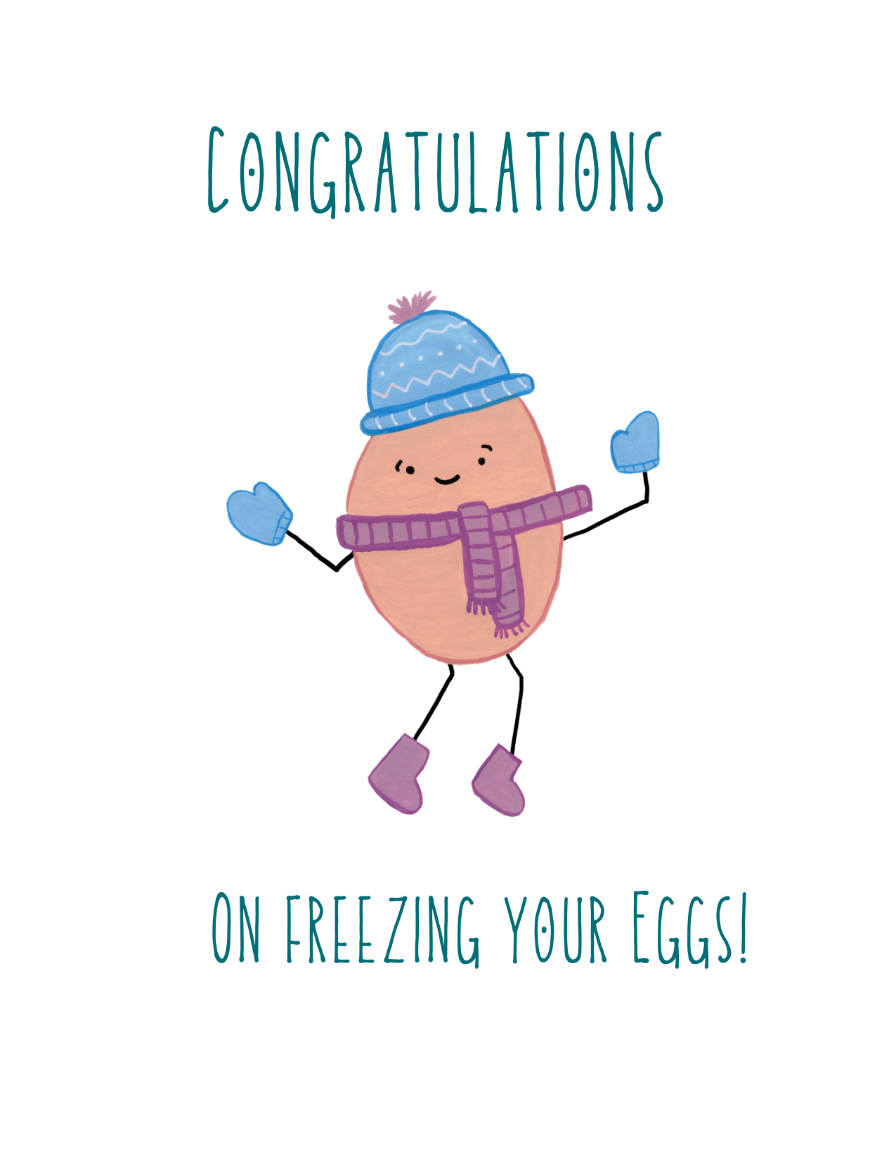 Egg Freezing Encouragement & Thinking of You Card