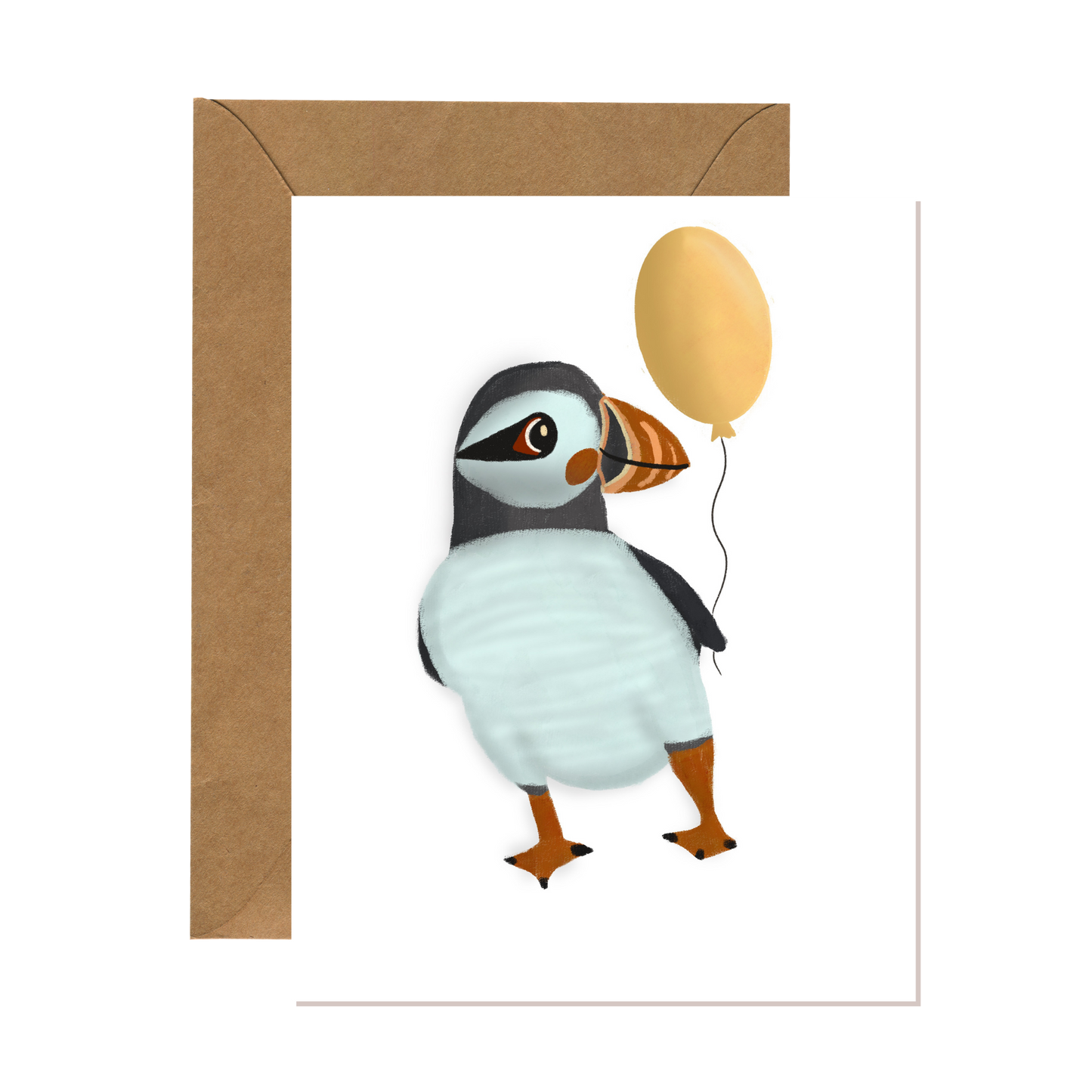 Puffin Birthday Card