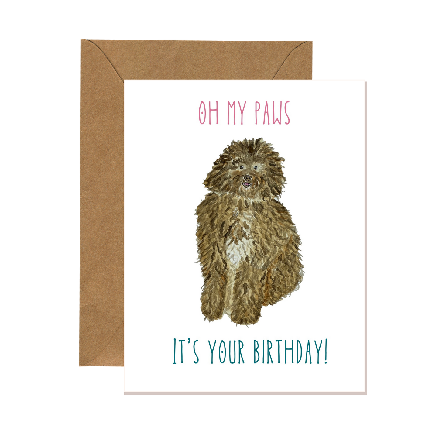 Oh My Paws Birthday Card