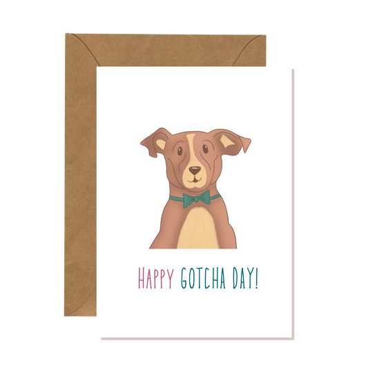 Happy Gotcha Day Pet Adoption Anniversary Card