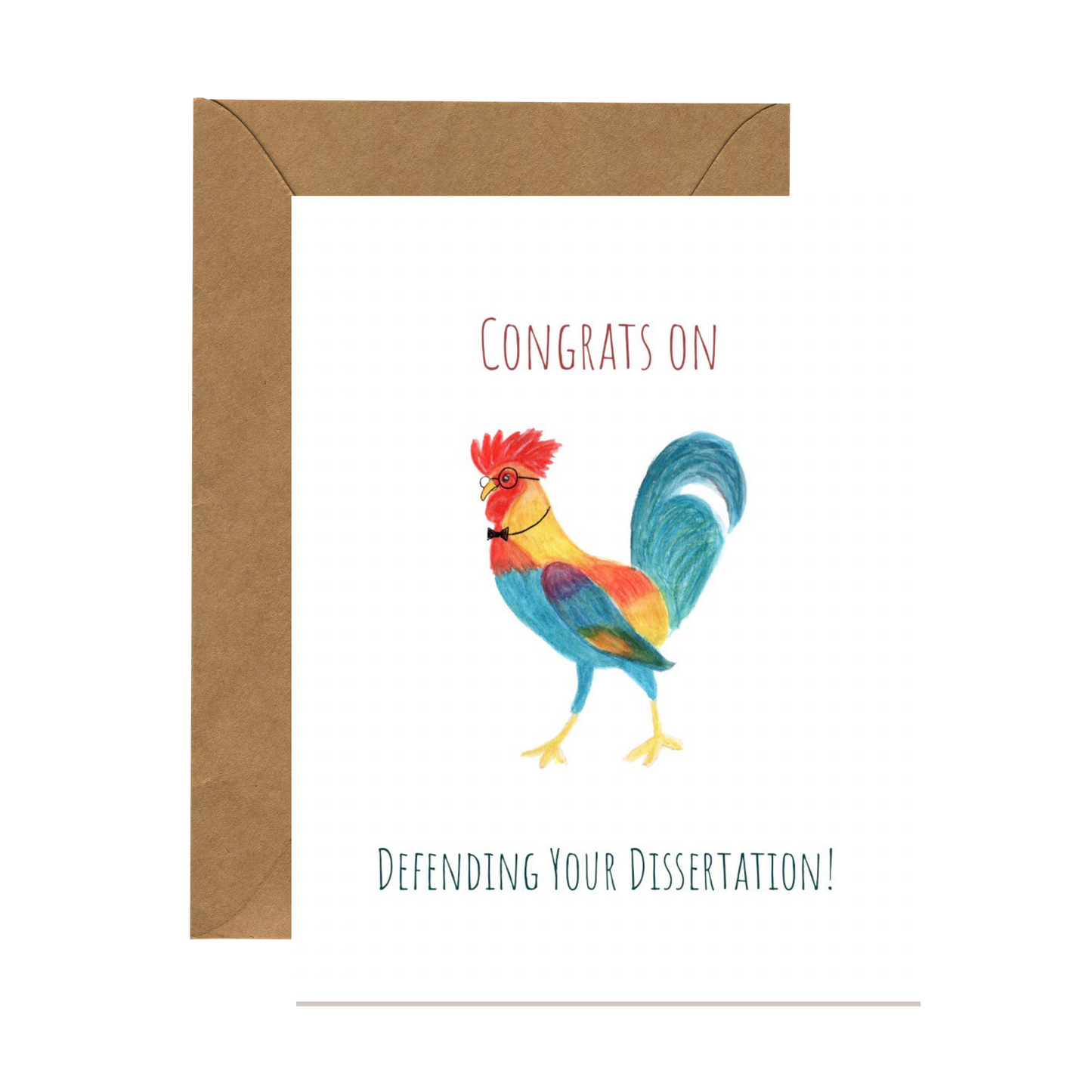 Dissertation Defense Congrats Card