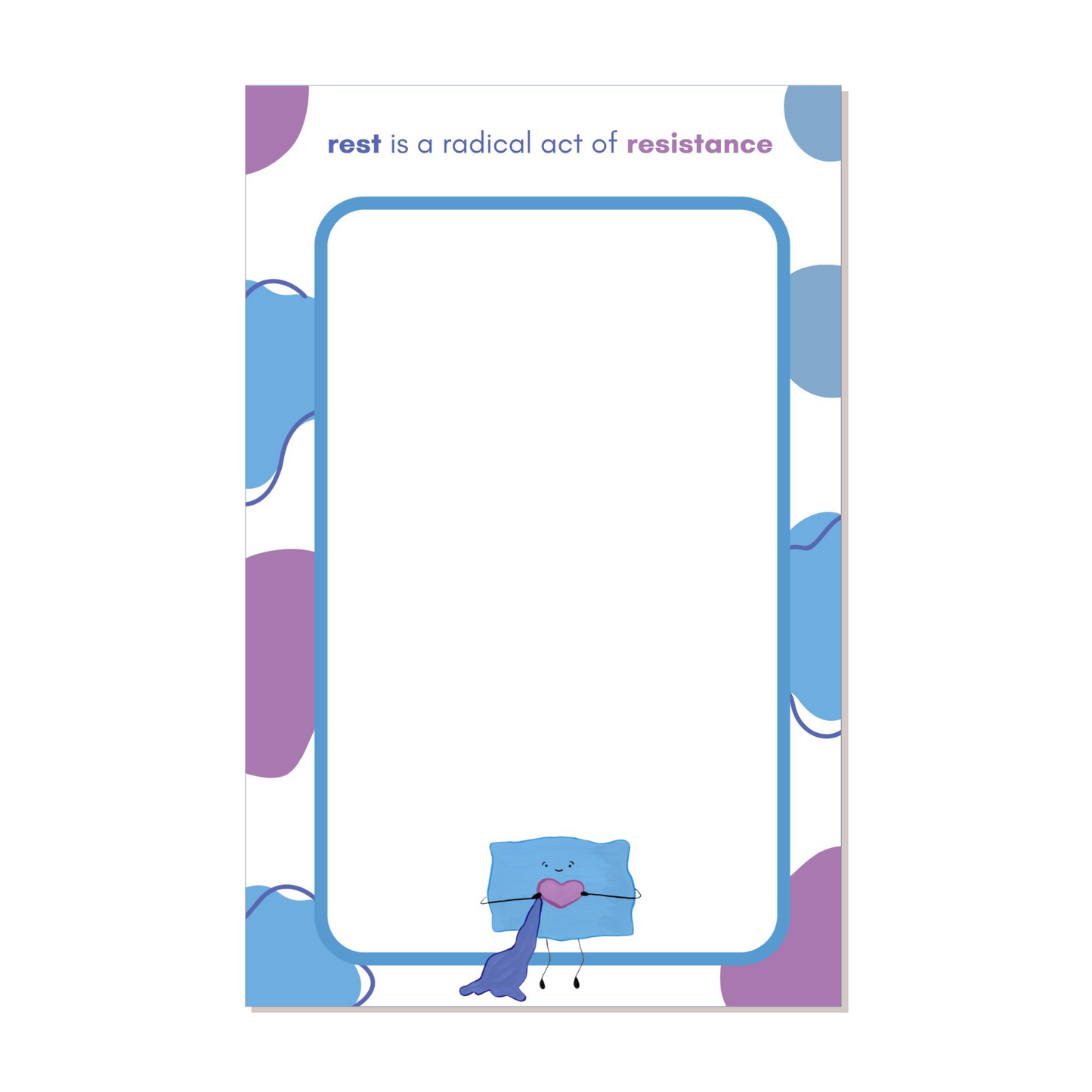 Rest is Resistance Notepad