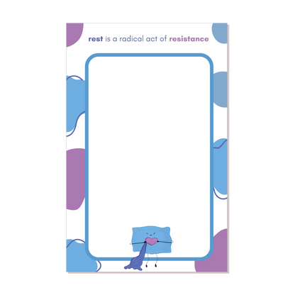 Rest is Resistance Notepad