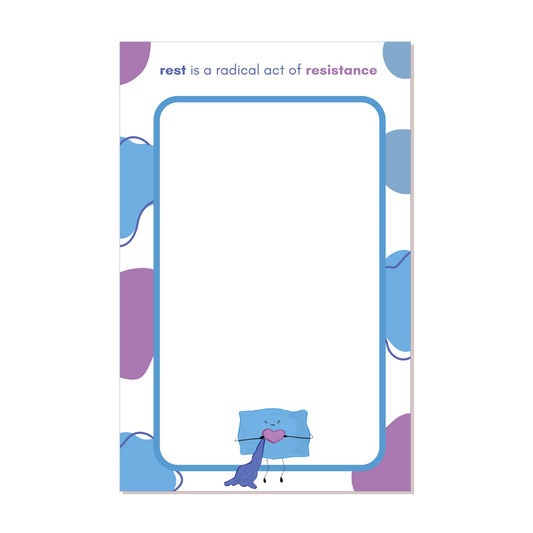 Rest is Resistance Notepad