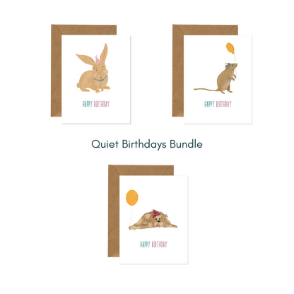 Quiet Birthdays Bundle | Set of 6
