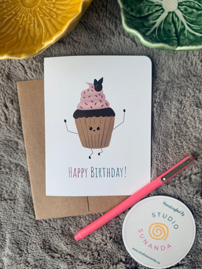 Cupcake Birthday Card