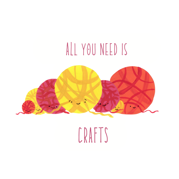 All You Need Is Crafts Sticker