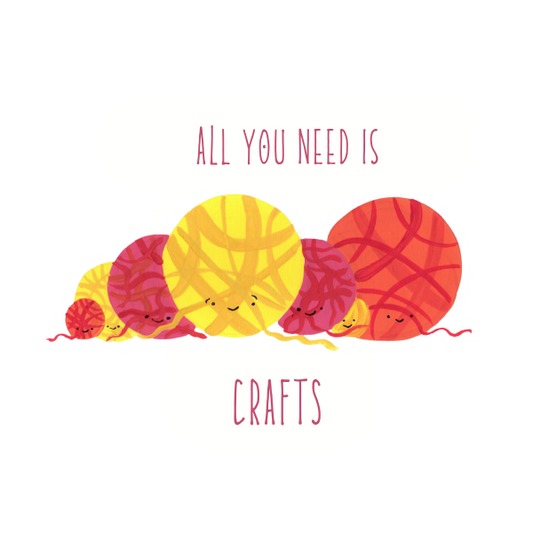 All You Need Is Crafts Sticker